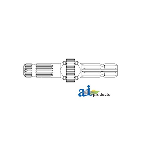 A & I Products Shaft, PTO 8" x3" x3" A-87308746